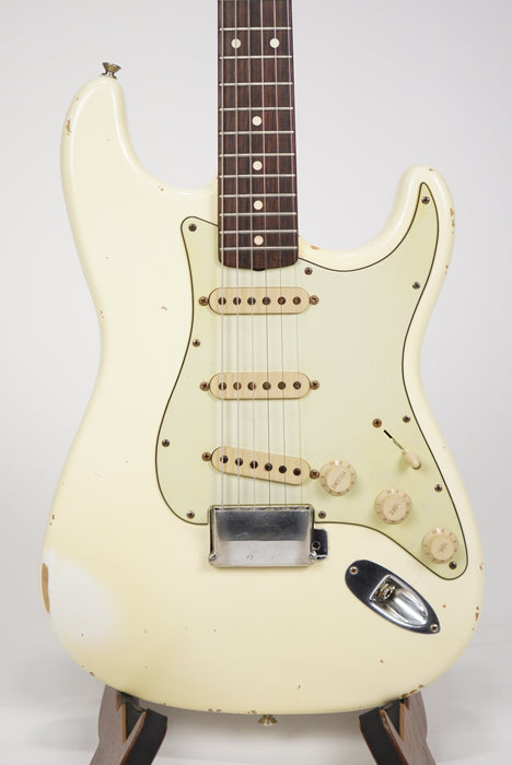 1996 Fender Custom Shop '60s Stratocaster Relic Olympic White