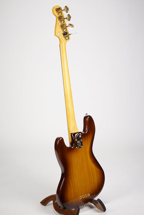 2021 Fender 75th Anniversary Commemorative Jazz Bass Rosewood Fingerboard 2-Color Bourbon Burst
