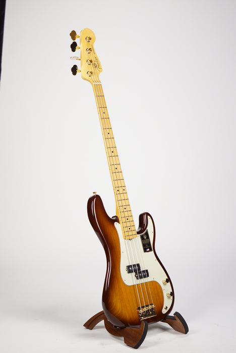 2021 Fender 75th Anniversary Commemorative Precision Bass®, Maple Fingerboard, 2-Color Bourbon Burst