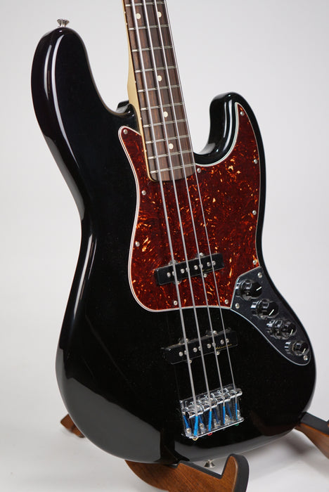 2015 Deluxe Active Jazz Bass Rosewood Fingerboard Black