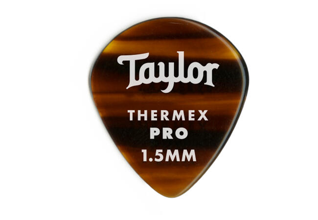 Taylor Premium 651 Thermex Pro Guitar Picks, Tortoise Shell - 1.50mm 5 pack