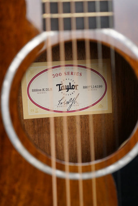 Taylor 222ce-K DLX