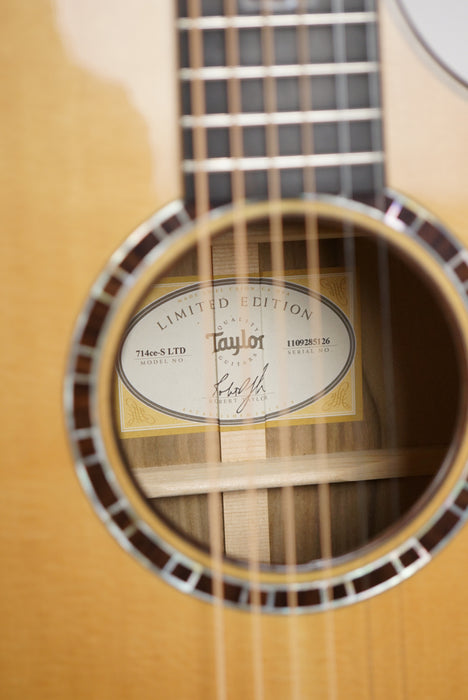 2015 Taylor 714ce-s LTD