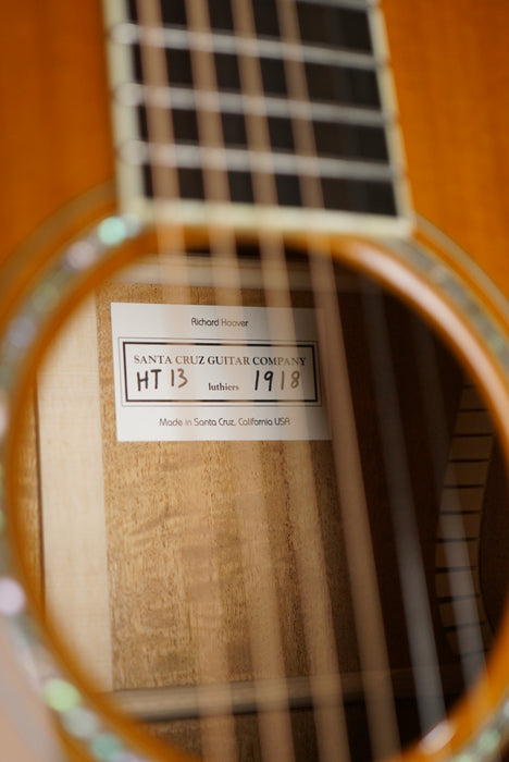 Santa Cruz HT/13 Fret Happy Traum Model Guitar