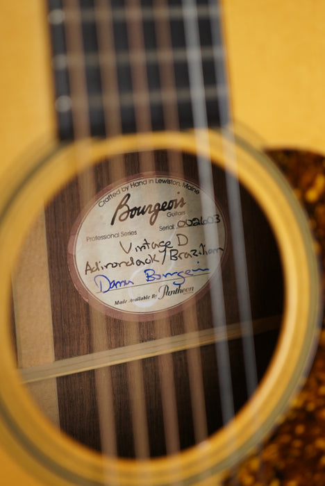 2003 Bourgeois Vintage D Brazilian with Calton Case