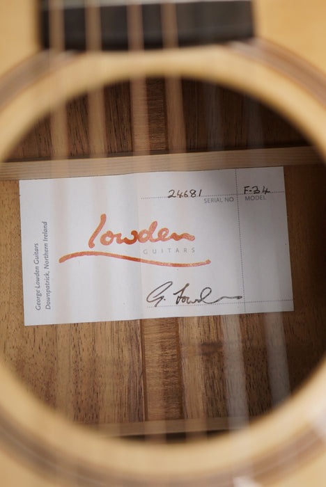 2021 Lowden F-34 Koa & Sitka
