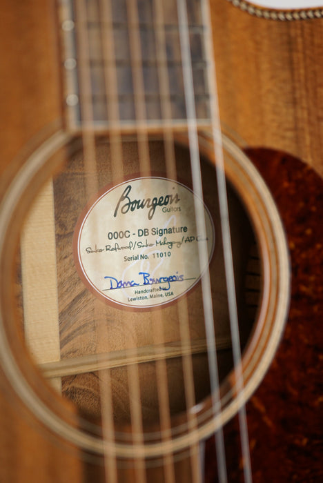 Bourgeois 000C-DB Signature Sinker Redwood Sinker Mahogany AP Glue