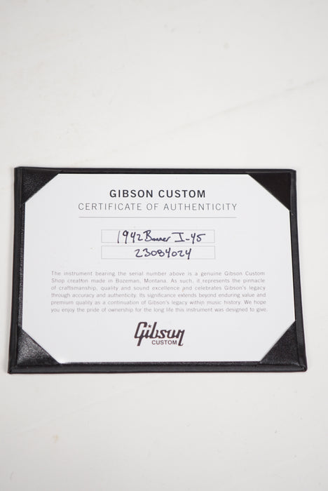 2023 Gibson Custom Shop Historic 1942 Banner J-45