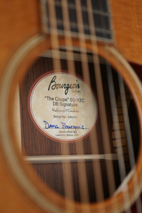 Bourgeois DB Signature 00-12 Coupe Cutaway!