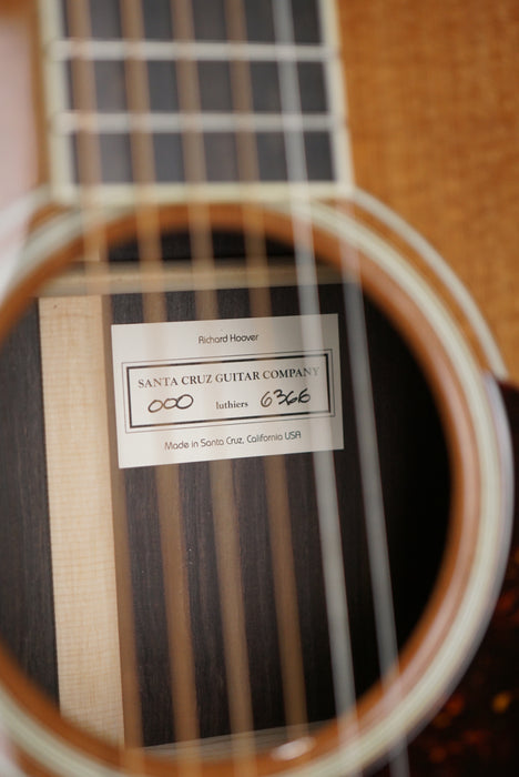 Santa Cruz OOO Fort Ross Redwood/African Blackwood