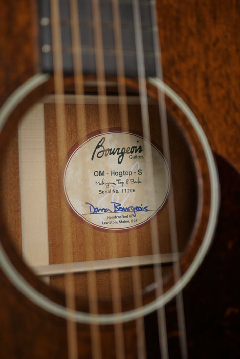 Bourgeois Mahogany Top OM Professional Series Thin Satin Finish