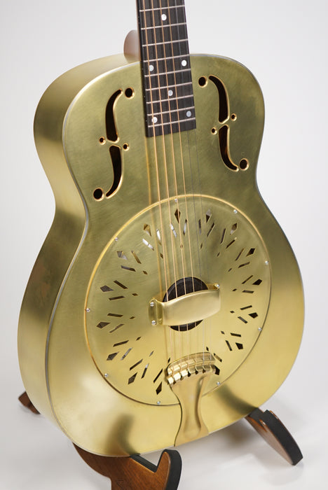 2023 National Reso-Phonic Raw Brass 14 fret