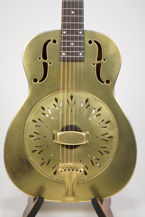 2023 National Reso-Phonic Raw Brass 14 fret