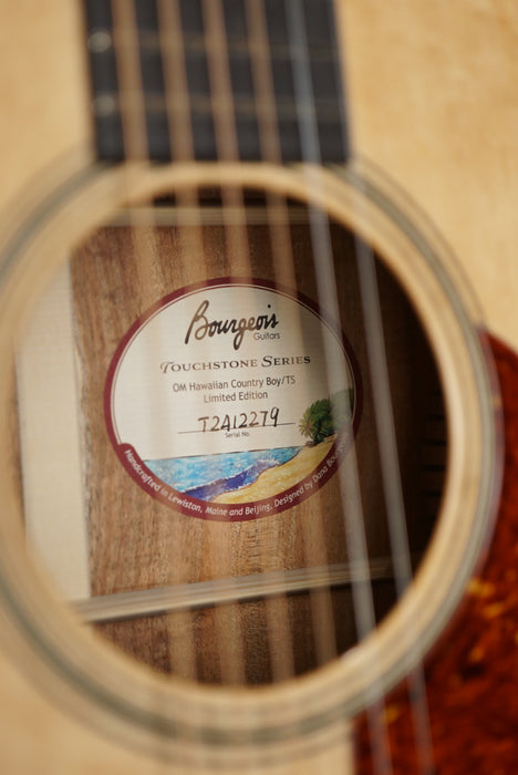 Bourgeois OM Hawaiian Country Boy Touchstone Series Limited Edition