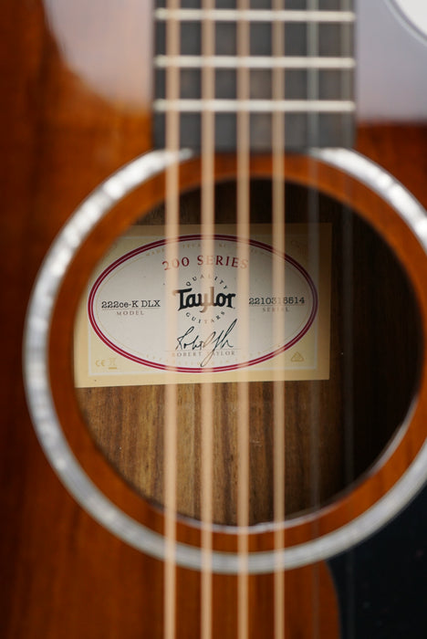 Taylor 222ce-K DLX