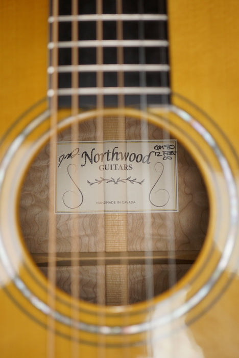 Northwood 00 12-Fret Quilted Maple & Englemann Spruce