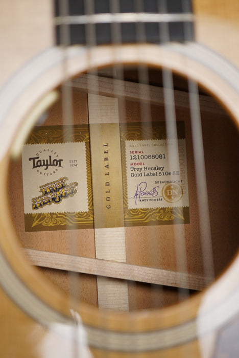 Taylor Trey Hensley Gold Label 510e Special Edition