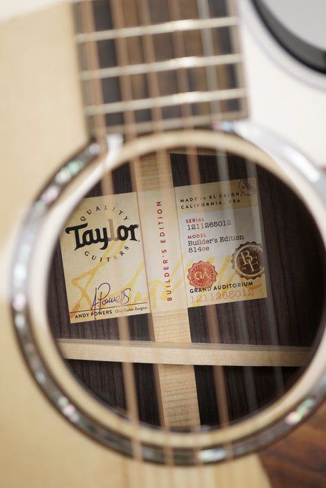 Taylor Next Gen Builder’s Edition 814ce