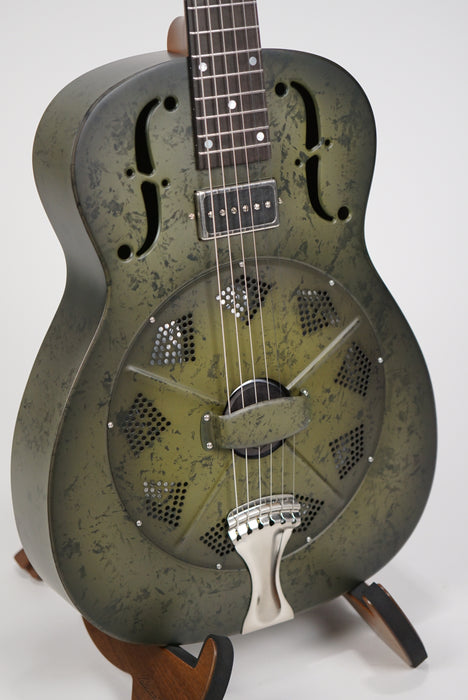 National NRP 14 Fret Deluxe B Series - Black Rust