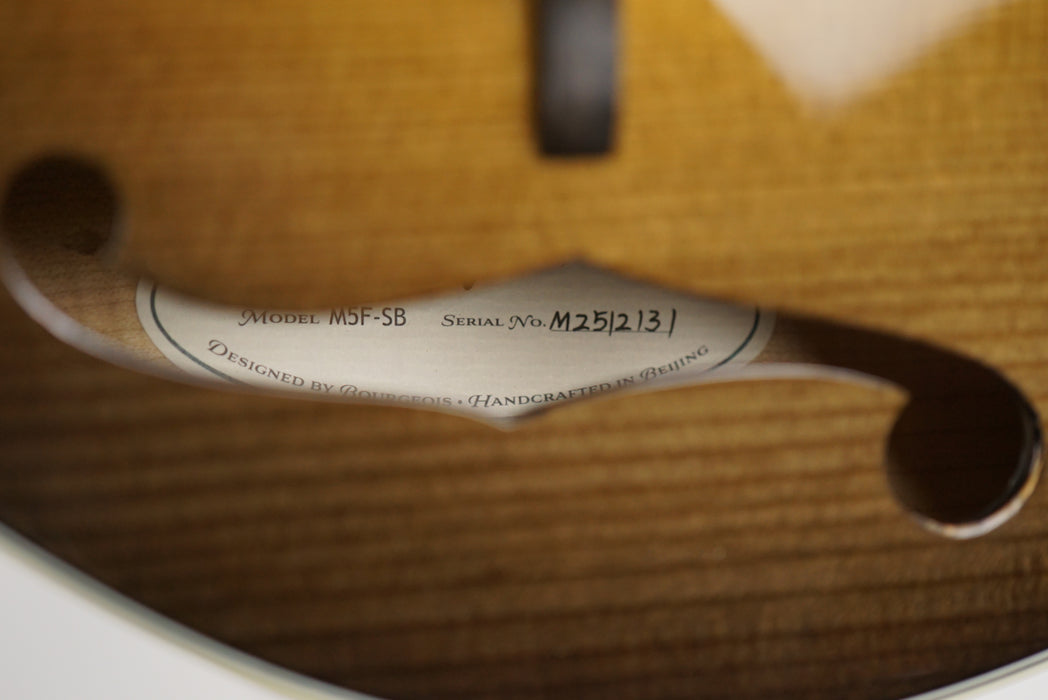 Bourgeois Touchstone M5-F-SB F Style Mandolin