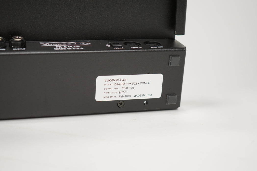 2023 Voodoo Lab Dingbat Pedalboard PX Package - PX-8 Plus Switcher and Gig Bag