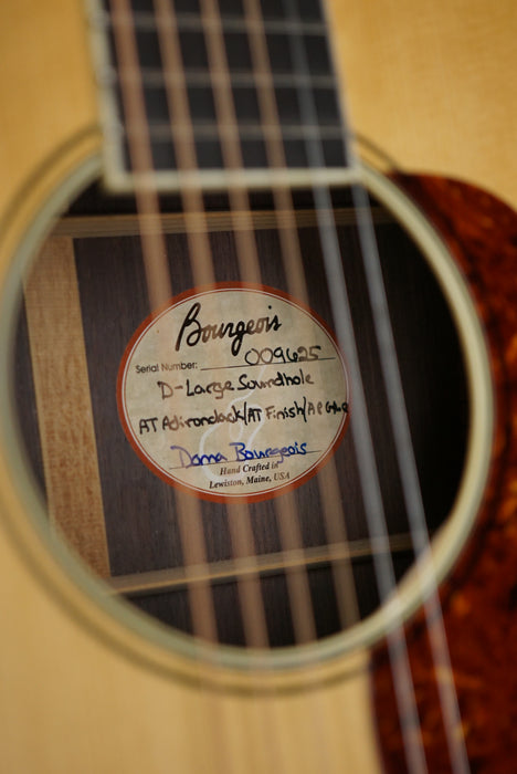 2022 Bourgeois Large Soundhole D