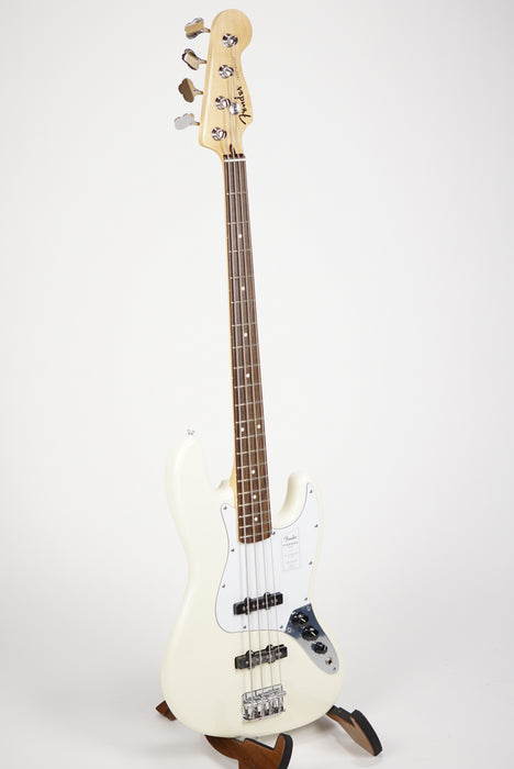 Fender Standard Jazz Bass®, Laurel Fingerboard, White Pickguard, Olympic White