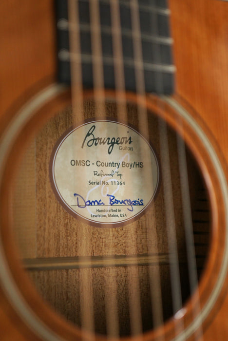Bourgeois Heirloom Series Country Boy OMS-12/C Cutaway