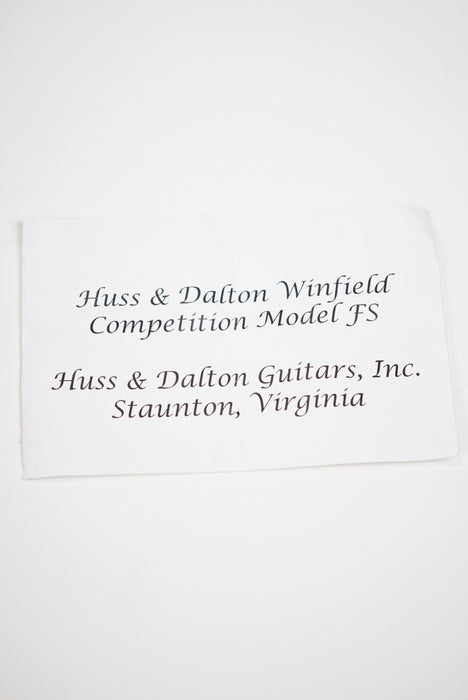 2024 Huss and Dalton FS - Winfield Custom Carpathian Spruce