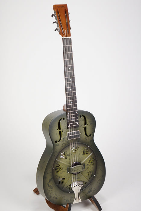 National NRP 14 Fret Deluxe B Series - Black Rust
