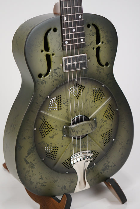 National NRP 14 Fret Deluxe B Series - Black Rust