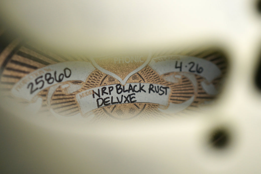 National NRP 14 Fret Deluxe B Series - Black Rust