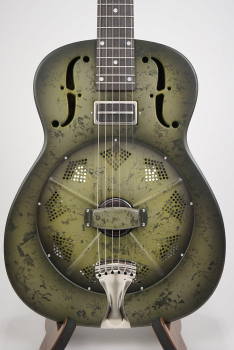 National NRP 14 Fret Deluxe B Series - Black Rust