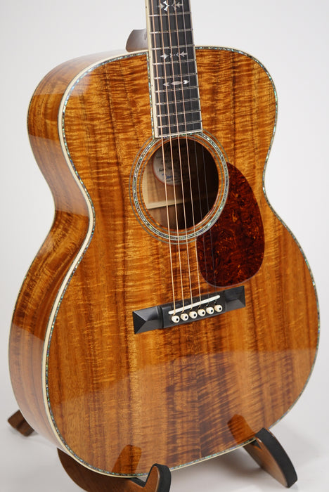 Bourgeois 45 Style OM | All Koa w/ Holly Binding