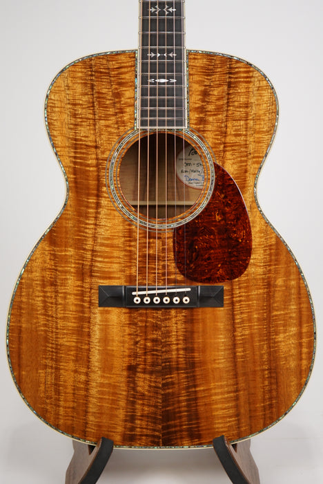 Bourgeois 45 Style OM | All Koa w/ Holly Binding