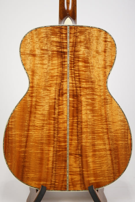 Bourgeois 45 Style OM | All Koa w/ Holly Binding