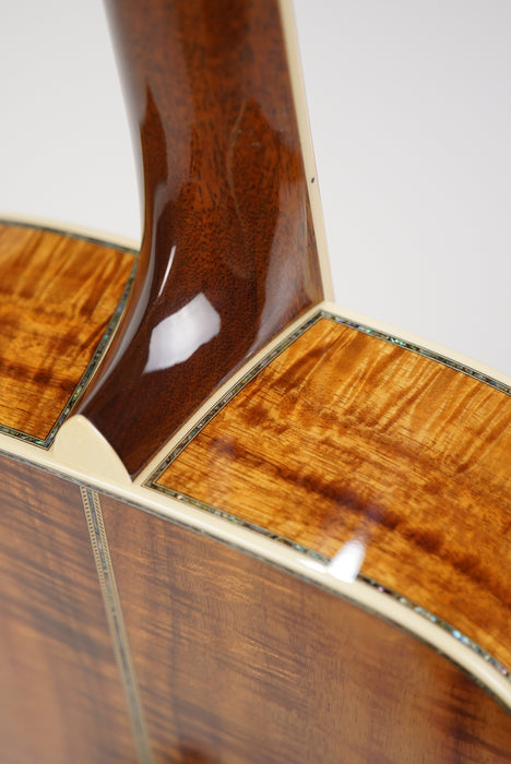 Bourgeois 45 Style OM | All Koa w/ Holly Binding