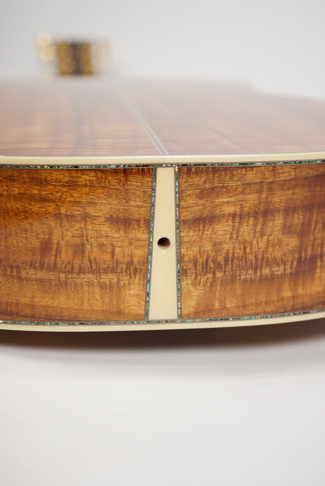 Bourgeois 45 Style OM | All Koa w/ Holly Binding