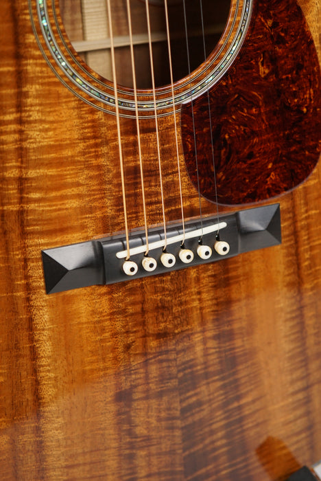 Bourgeois 45 Style OM | All Koa w/ Holly Binding