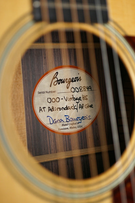 2020 Bourgeois 000 Vintage / Heirloom Series 1 13/16" nut!