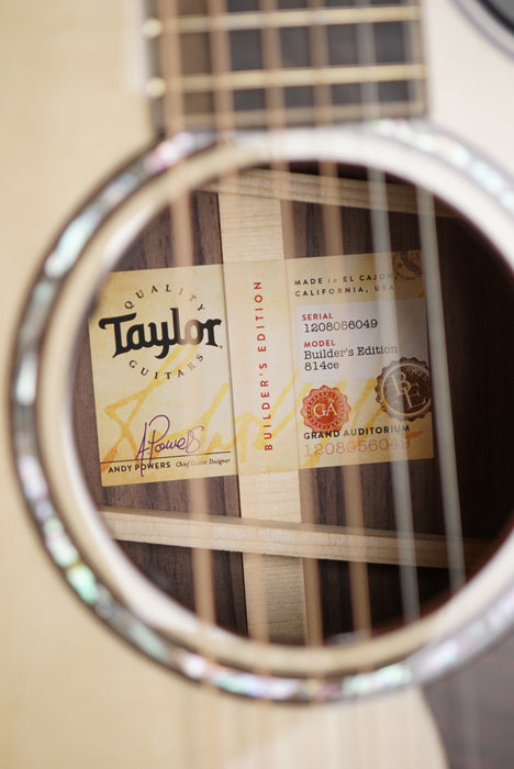 Taylor Next Gen Builder’s Edition 814ce