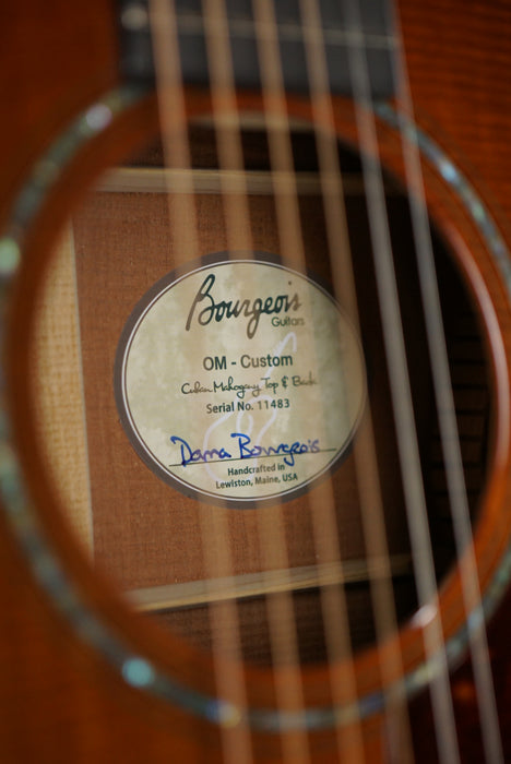 Bourgeois OM - Figured Cuban Mahogany!