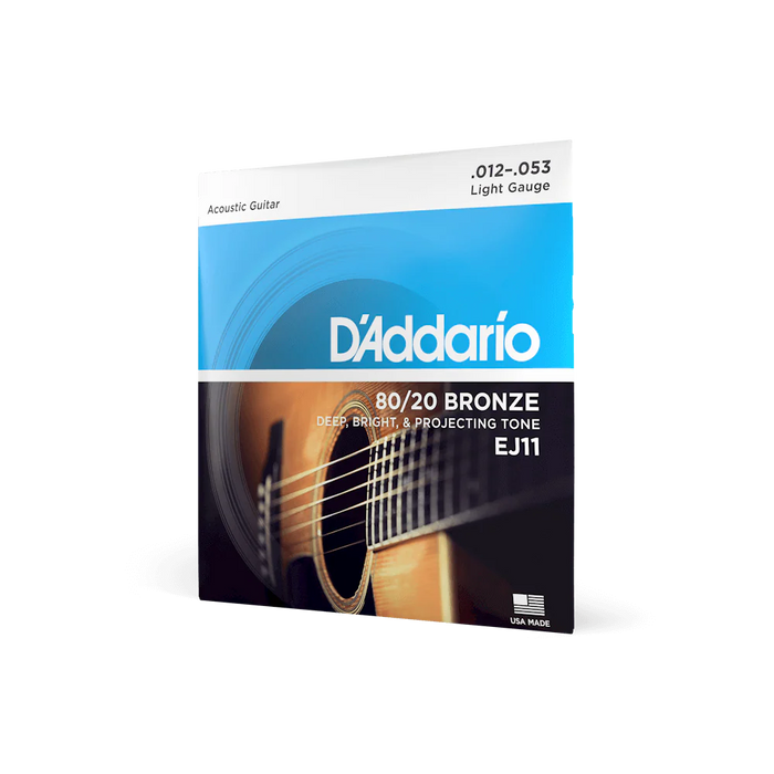 D'Addario 12-53 Regular Light Acoustic Guitar Strings
