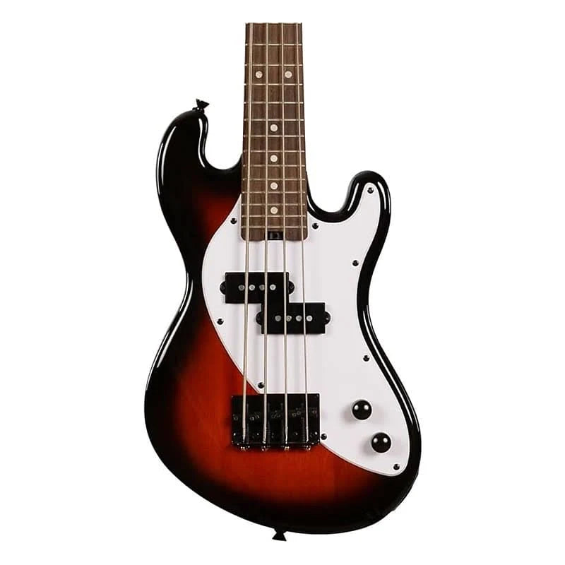 Kala UBASS-SB-TB-FS Solid Body 4-String Tobacco Burst Fretted U