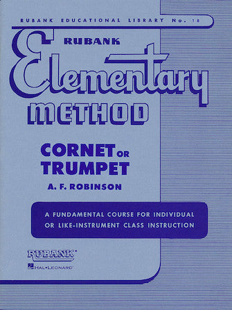 Rubank Elementary Method Cornet or Trumpet