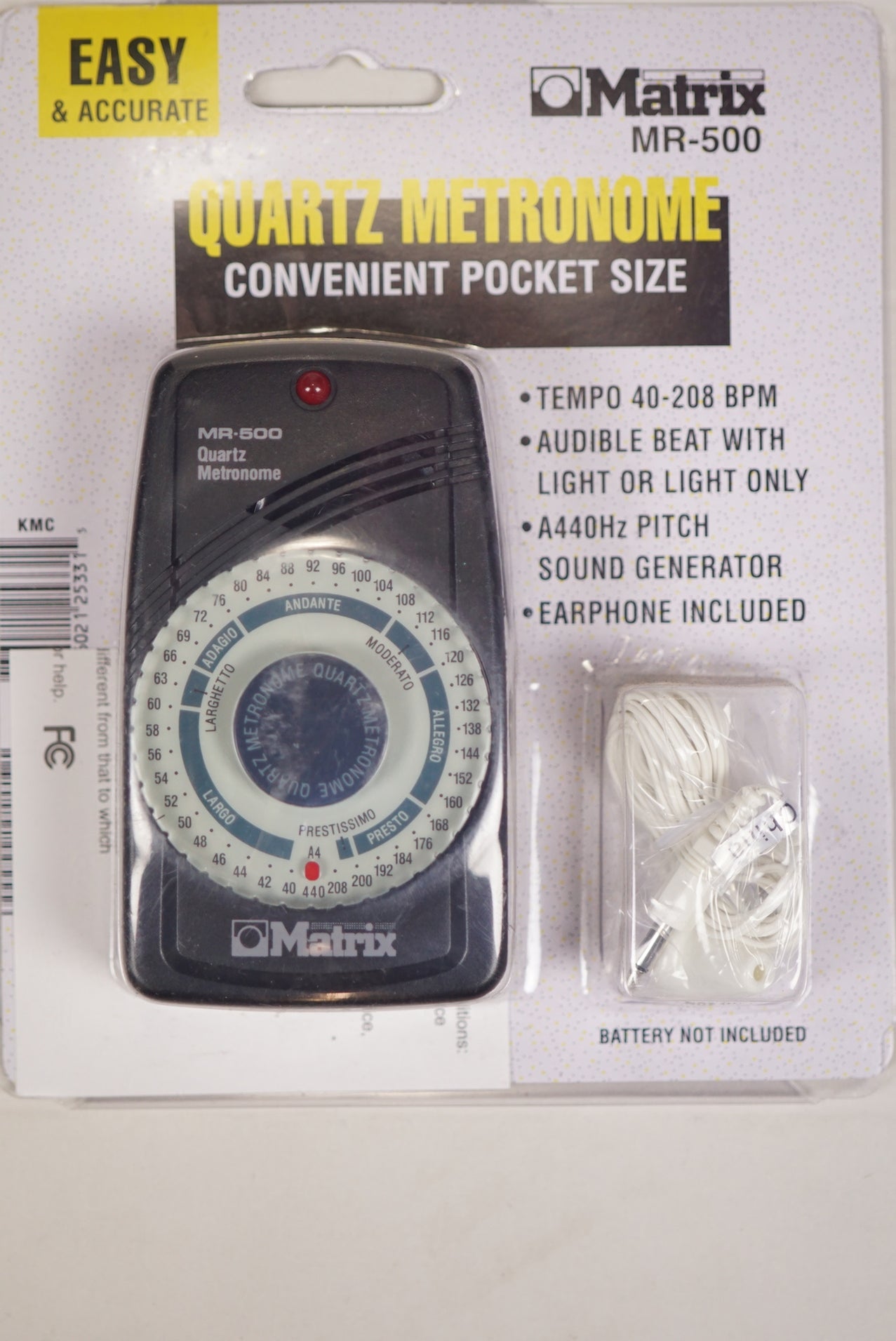 Matrix Quartz Metronome MR-500 — Northern Lights Music