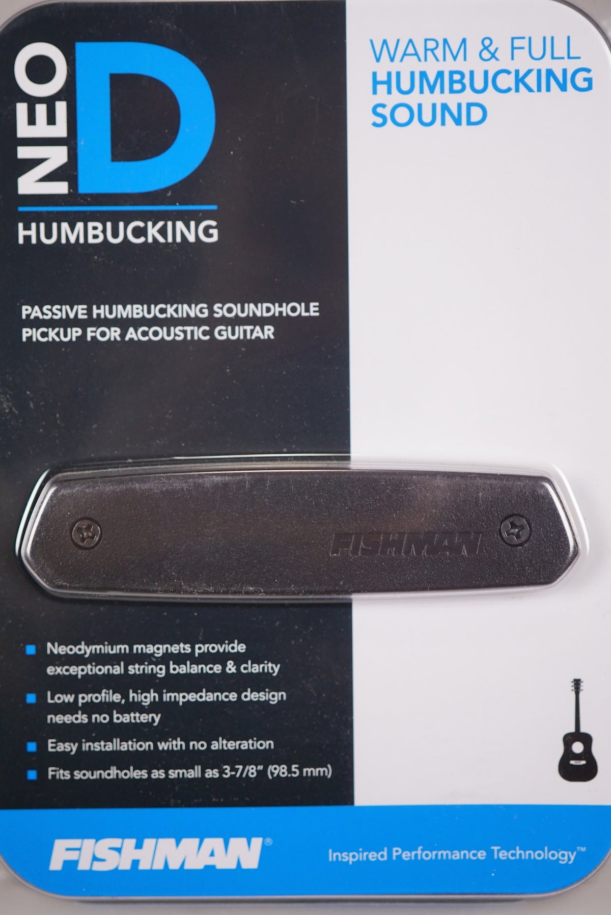 Fishman Neo-D Soundhole Pickup Humbucking - Pickup Magnetico Per Chitarra Acustica - Foto 1