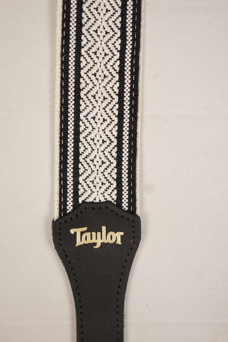 Taylor Guitars Folk Strap Black/White
