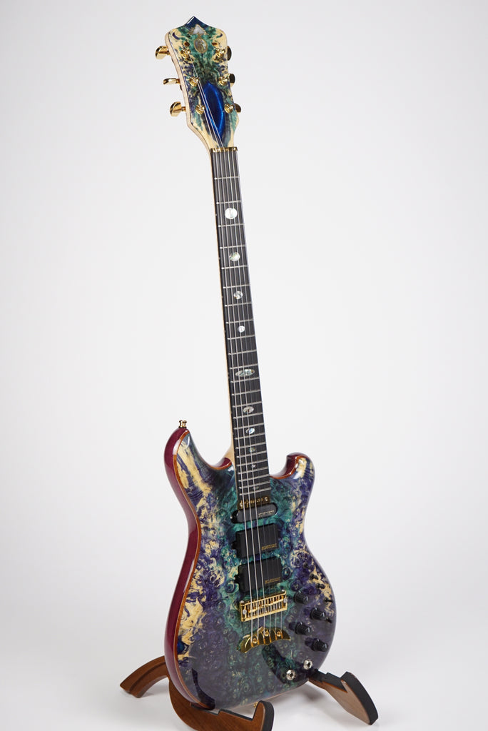 Alembic Starry Night Further Guitar Buckeye w turquoise red resin Northern Lights Music