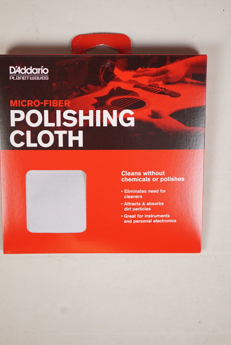 D'Addario Micro Fiber Polishing Cloth PW-MPC